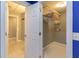 Basement utility area with a storage closet and access to other basement spaces at 5581 Fox Glove Ct, Douglasville, GA 30135
