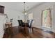 Cozy dining area with backyard access to the outdoors at 2015 Chapel Estates Lane Southeast Ln, Dacula, GA 30019