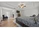 Large main bedroom with sitting area, trey ceilings, and open layout at 2015 Chapel Estates Lane Southeast Ln, Dacula, GA 30019