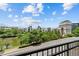Apartment exterior view from balcony, featuring a beautiful neighborhood with trees, street and monuments at 390 17Th Nw St # 4031, Atlanta, GA 30363