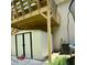 Backyard area with an outdoor storage shed, perfect for storing tools and equipment at 507 Legacy Park Ln, Powder Springs, GA 30127