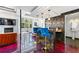 Entertain guests at your private bar with decorative finishes and modern lighting at 1231 Barnes Nw St, Atlanta, GA 30318