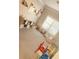 Spacious ' bedroom with large window, carpet flooring, and playful decor at 126 Jacobs Ln, Loganville, GA 30052