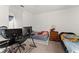 A bedroom featuring two twin beds with a computer desk setup in a bright and spacious setting at 625 Hickory Nobb, Sugar Hill, GA 30518