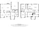 Detailed floor plan showing the layout of both floors, including living spaces, bedrooms and bathrooms at 2326 Britt St, Grayson, GA 30017