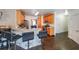 Well-equipped kitchen with stainless steel appliances, breakfast bar, and ample cabinet space at 2684 Mountain Oaks Ct, Powder Springs, GA 30127