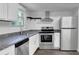Well-equipped kitchenette featuring stainless steel appliances and granite counters at 4520 Coopers Creek Se Cir, Smyrna, GA 30082