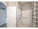 Accessible walk-in shower with grab bars and a neutral color palette at 10 Ne Perimeter Summit Blvd # 3107, Atlanta, GA 30319