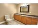 Elegant bathroom with granite countertops and modern fixtures, providing both style and functionality at 5300 Haynes Creek Dr, Loganville, GA 30052