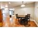 Dining room with hardwood table and chairs at 5300 Haynes Creek Dr, Loganville, GA 30052