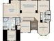 Second floor plan featuring the Primary suite, additional bedrooms, flex space and bathrooms at 3739 In Bloom Way, Auburn, GA 30011