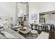 Bright living room with an open floor plan, seamlessly connecting to the kitchen and dining areas, perfect for modern living at 4944 Dovecote Trl, Suwanee, GA 30024