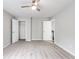 Bedroom featuring neutral walls, carpeted floor, ceiling fan and closet at 980 Charter Club Dr, Lawrenceville, GA 30043