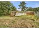 Spacious backyard featuring a deck, green grass, privacy fence, and easy access to the main house at 4102 Barr Cir, Tucker, GA 30084