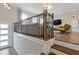 Inviting living area with hardwood floors, stylish railings, and comfortable furnishings at 830 Stone Ridge Ln, Atlanta, GA 30324
