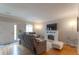Cozy living room with fireplace, plush seating, and ample natural light at 3497 Mount Vernon Cir, Atlanta, GA 30340