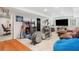 Finished basement featuring a recreation area, an office, and a comfortable seating area at 992 Marbury Sw Ct, Marietta, GA 30064