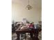 Simple dining room with hanging light at 2977 Lowe Trail Ne Trl, Marietta, GA 30066
