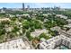 Stunning aerial view of the neighborhood showcasing the skyline and lush greenery around the city at 616 Angier Ne Ave # 4, Atlanta, GA 30308