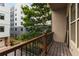 Private balcony offering outdoor space with views of nearby buildings and greenery at 616 Angier Ne Ave # 4, Atlanta, GA 30308