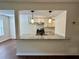 Modern kitchen features granite counters, stainless steel appliances, and pendant lighting at 1343 Old Coach Sw Rd, Marietta, GA 30008