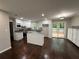 Bright, updated kitchen with white cabinets, granite countertops, and a center island at 2943 Westbury Dr, Decatur, GA 30033
