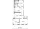 Floor plan showing layout of rooms, including dimensions and room names at 778 Mclendon Dr, Decatur, GA 30079
