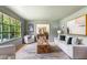 Inviting living area boasts natural light, hardwood floors, and stylish furnishings, creating a cozy space at 4049 Northlake Creek Cv, Tucker, GA 30084