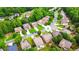 Aerial view of a beautiful neighborhood with lush greenery and well-maintained homes at 4978 Arborview Pkwy, Acworth, GA 30101
