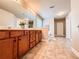 Primary bathroom showcasing a double vanity, tub, and tiled flooring at 4978 Arborview Pkwy, Acworth, GA 30101