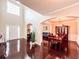 Grand foyer featuring hardwood floors, high ceilings, and natural light at 4978 Arborview Pkwy, Acworth, GA 30101