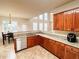 Kitchen featuring granite countertops, stainless appliances, and wood cabinets at 4978 Arborview Pkwy, Acworth, GA 30101