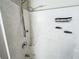 Shower featuring a detachable head and storage caddies at 4978 Arborview Pkwy, Acworth, GA 30101