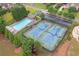 Community amenities include a swimming pool, tennis courts, and ample parking at 1335 Joy Ct, Suwanee, GA 30024