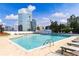 Relax by the refreshing rooftop pool with stunning city views and lounge chairs at 3324 Peachtree Ne Rd # 2518, Atlanta, GA 30326