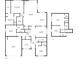 Detailed floor plan showcasing the layout of the house and adjacent dwelling at 430 La Perla Dr, Sugar Hill, GA 30518