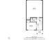First floor plan featuring a garage, bedroom, bath, foyer, and porch at 5667 Cascade Sw Run, Atlanta, GA 30336