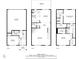 Floor plans featuring three stories, including a garage, bedrooms, primary bedroom, baths, and a living room at 5667 Cascade Sw Run, Atlanta, GA 30336