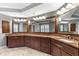 Spacious bathroom features and sinks with granite counters and plenty of cabinet space at 2291 Falmouth Se Ct # 23, Smyrna, GA 30080