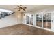 Covered porch with tile flooring and access to the home through sliding glass doors at 2291 Falmouth Se Ct # 23, Smyrna, GA 30080