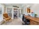 Well lit and spacious office/sun room with French doors to the outside and an attached deck at 1835 Redbourne Dr, Atlanta, GA 30350