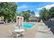 Sparkling community pool with ample seating areas offers a refreshing escape for residents at 301 Parkaire Xing, Marietta, GA 30068