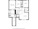 Second floor plan featuring primary bedroom, bedrooms, Gathering room, and WIC at 606 Lorimore Pass, Canton, GA 30115