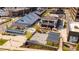 Aerial view of the outdoor restaurants, dining, and gathering spaces within the Halcyon community at 385 Rowes Cir, Alpharetta, GA 30009