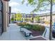 Street view of the Halcyon mixed-use community, showing storefronts and apartments at 385 Rowes Cir, Alpharetta, GA 30009