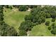 Areal view of land with fences and plenty of green trees at 2839 Orion Dr, Decatur, GA 30033
