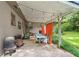 Outdoor patio with concrete flooring and string lights at 2839 Orion Dr, Decatur, GA 30033