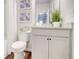 Cozy bathroom with a wood floor and granite countertops at 4824 Sultana Sw Way, Atlanta, GA 30331