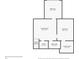Third floor plan showing bedrooms, Gathering room, closets, bathroom, and utility closet at 1028 Constitution Way, Cumming, GA 30040