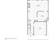 First floor plan exhibiting living room, kitchen, pantry, bathroom, foyer, garage, and entry at 1028 Constitution Way, Cumming, GA 30040
